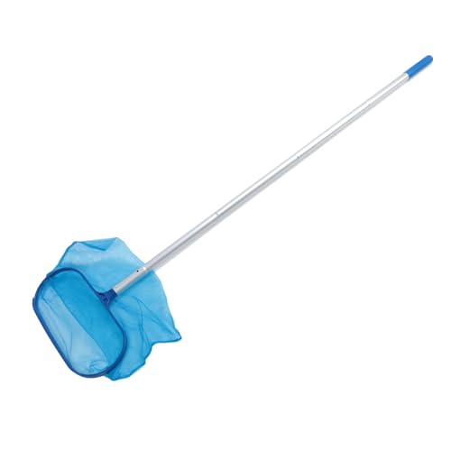 Red Desnatadora de Piscina Ajustable con Poste Telescópico, Limpiador Profesional de Hojas de Piscina para Eliminación de Desechos en Estanques y Fuentes, Diseño Duradero de