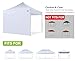 ABCCANOPY Instant Canopy SunWall 10x10 FT, 1 Pack Sidewall Only, No Frame or Top, White