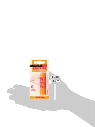 Maybelline New York Make-Up Lip Balm Baby Lips Care Balm Cherry Me/Lip Care for Dry Lips 1 x 4g, red - Image 4