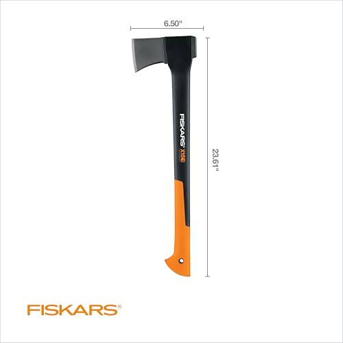 Image of Fiskars X15 Splitting Axe, Tree Branch Cutter and Wood Splitter (23.5-Inch Axe) with Shock-Absorbing Handle