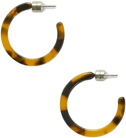 MACHETE Circle Hoop Earrings Acetate Resin Fashion Jewelry for Women