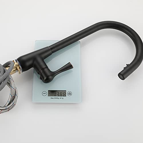 Robinet de cuisine en laiton HJMMHX mitigeur évier durable - 4