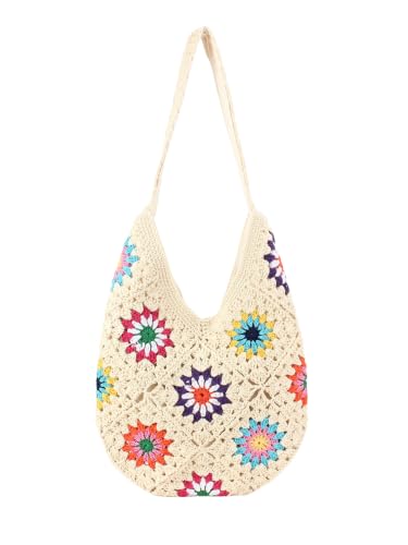 Sac de plage au crochet pour femmes idéal pour flâner sous le soleil