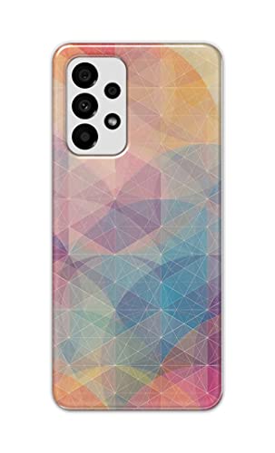 Image of Printed Hard Back Cover Case for Samsung Galaxy A73 5G Back Cover (Crumpled Paper Design) -1803
