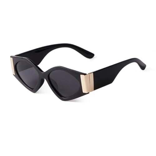 Lunettes de soleil UV400 œil de chat rétro surdimensionnées à haute protection