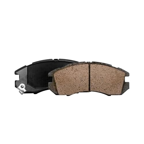 Image of Detroit Axle - Front Ceramic Brake Pads with Hardware Set Replacement