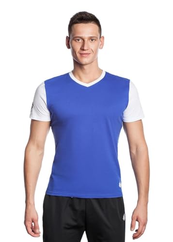 Mad Wave T-shirt Pro pour homme - Bleu/Blanc, bleu/blanc, XL