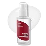 ISNTREE Chestnut AHA 8% Clear Essence 100ml, 3.38 fl oz | Tightening pores chemical facial essence for dead skin cells upcycling ingredients chestnut shells | Korean skincare