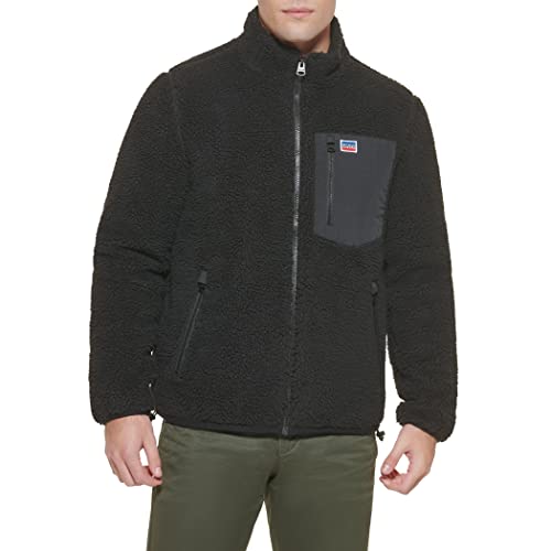 Image of Levi's Men's All Over Sherpa Jacket With Patch PocketJacket
