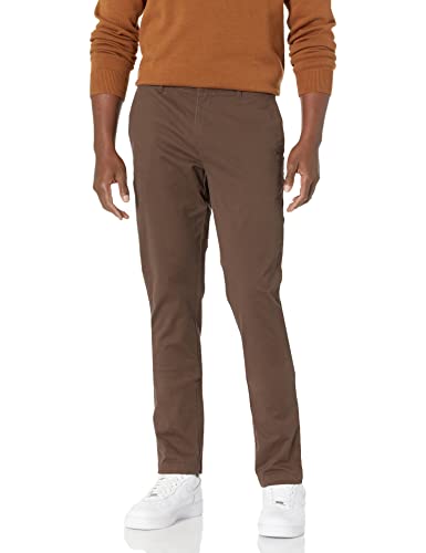 Goodthreads Men's Skinny-Fit Washed Chino Pant Pants, -Brown, 32W x 32L