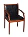 Regency Regent Vinyl Guest Chair, Cherry