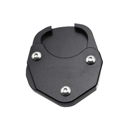 Support latéral moto Tiger 660 Sport pad béquille finition alu