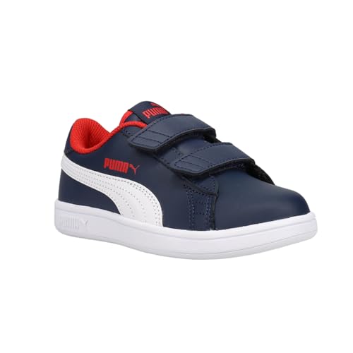 PUMA Kids Boys Smash V2 Leather Slip On Sneakers Shoes Casual - Blue3