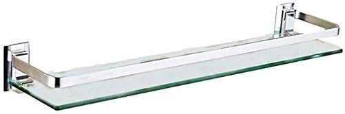 Étagère en verre pour salle de bain pour créer une ambiance spa moderne
