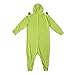 Bioworld Monsters Inc Mike Wazowski Adult Green Long Sleeve Hooded Kigurumi Onesie Costume Cosplay Suit-Medium