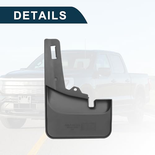 Image of Mud Flap Splash Guard for Ford F-150 2021-2024 Durable | Front & Rear Side Mudflaps with Mount Accessor 1 Set