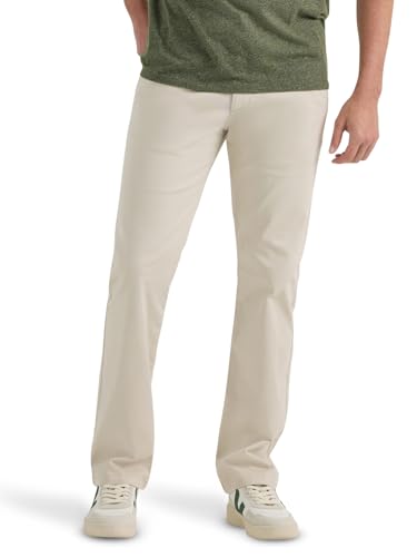 Lee Men's Flat Front Slim Straight Pant