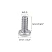 uxcell M2.5x6mm Machine Screws Pan Phillips Cross Head Screw 304 Stainless Steel Fasteners Bolts 30Pcs