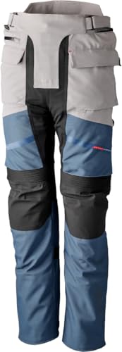 Image of RST Pro Series Vulcan Motorcycle Textile Trousers, Silver/Blue, 4XL