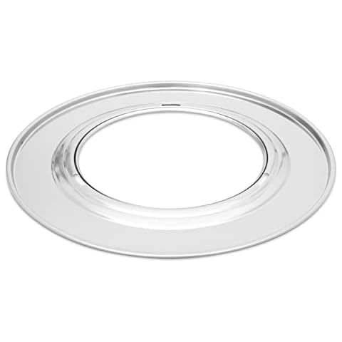 Fabricko Bamboo Steamer Ring Adapter Stainless Steel for 8 to 11 inches Steamers, Silver Cover