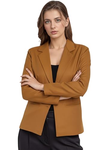Image of ROCKSY Smart Casual & Formal Blazer for Women, Regular Fit Stylish Blazer for Women