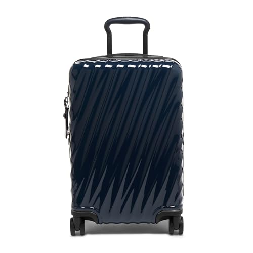 TUMI - 19 Degree Expandable Carry-On - 4-Wheeled Hard Shell Suitcase - 21.8' X 14.0' X 9.0' - Navy