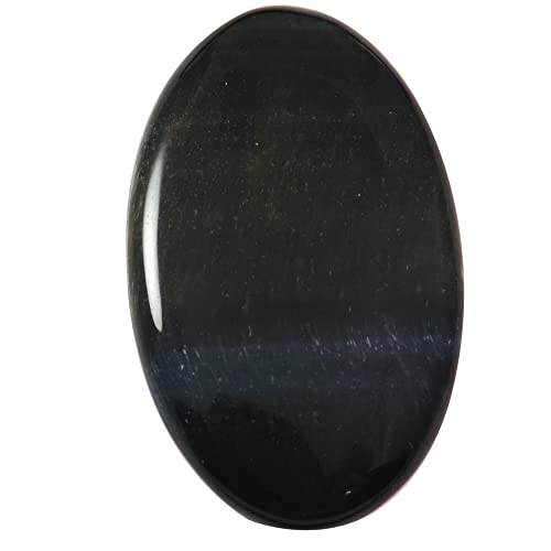 Cabochon œil de tigre bleu véritable de 50,45 carats pour création de bijoux uniques