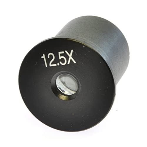 Microscope H12.5X Eyepiece Optical Lens for Biological Microscope 23.2mm 1 PCS