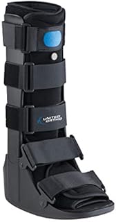 United Ortho Air Cam Walker Fracture Boot, Medium, Black
