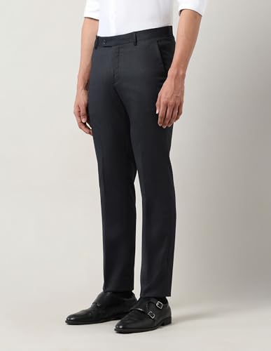Image of Arrow Mens Charcoal-Grey Pants