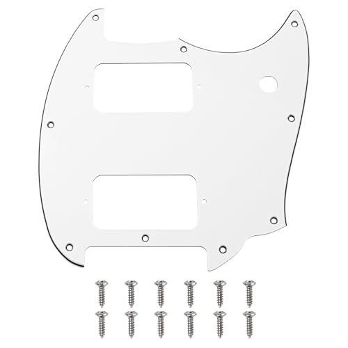 Yootones HH 9�����E���h�R�[�i�[�M�^�[�s�b�N�K�[�h 2�n���o�b�J�[ Squier Bullet Series Mustang �G���L�M�^�[�ɑΉ� (3�w�z���C�g) 1��