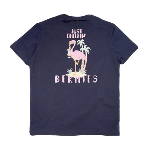 BERMIES Men’s Graphic T-Shirt - Premium Cotton, Soft & Breathable, Front & Back Print, Casual Fit