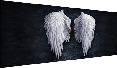 Diamond painting grand format ange 80x160cm : une broderie diamant splendide