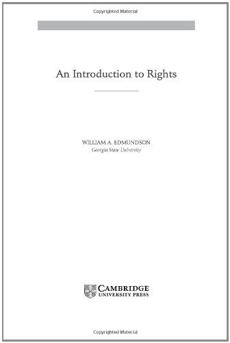 An Introduction to Rights (Cambridge Introductions to Philosophy and Law)