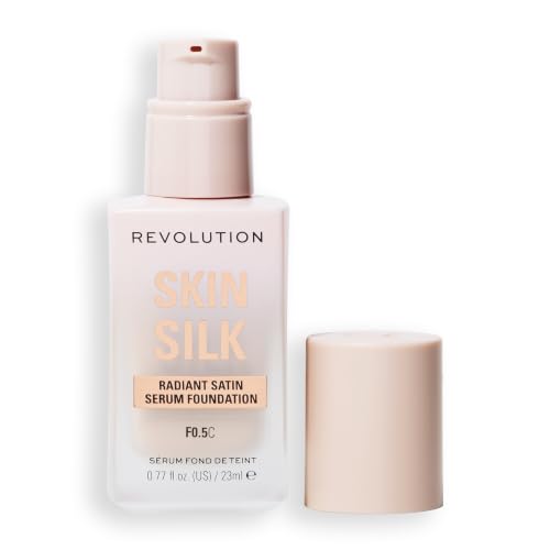 Image of Revolution Skin Silk Radiant Satin Serum Foundation, F0.5C Fair Skin Tones