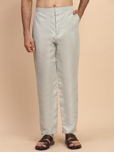 Image of Pro-Ethic Style Developer Men's Silk Embroidered Indowestern Sherwani Style Kurta Pant with Long Jacket wedding Outfit for Men (C-141)