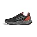 adidas Men's Terrex Soulstride Trail Running Sneaker, Black/Grey/Solar Red, 11.5