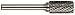Drillco Magnum SB-1, Carbide Burs, Cylindrical with End Cut, Double Cut (7 Pack)