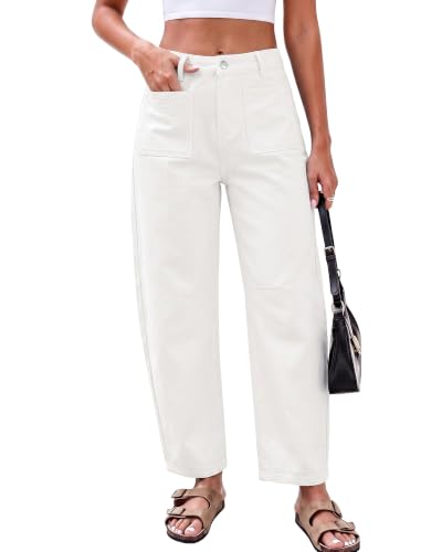 GRAPENT Womens Jeans Stretchy Womens Baggy Jeans Denim Pants for Women Western Outfit for Women...
