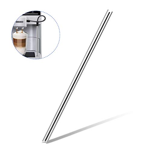 AIEVE Tubo de leche de acero inoxidable tubo de aspiración de leche con accesorio de absorción compatible con Siemens EQ5/EQ500/EQ6/EQ7/EQ8/EQ9 y Bosch VeroBar/VeroAroma/VeroSelection Cafeteras