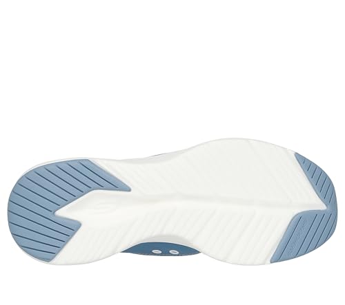 Skechers Mousse Contour Sweet Embrace pour Femme Coupe Confortable, Wlb = Blanc/Bleu Clair, 38.5 EU