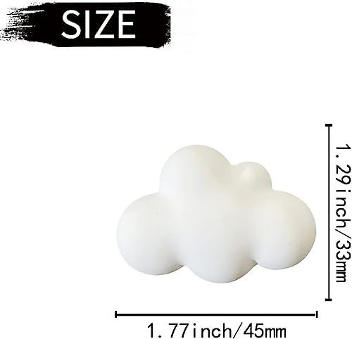 Image of 4 Pcs Cloud Air Vent Clips, Cute Cloud Car Air Fresheners Vents Clips Funny Car Diffuser Vent Clips Interior Decor Charm Cute Accessories Decoration for Women Automobile Aroma Diffusers