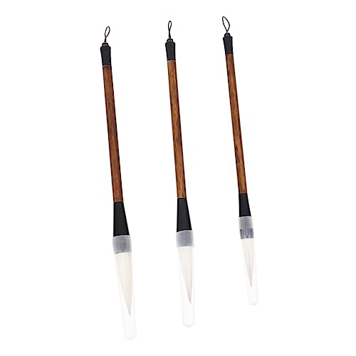 ERINGOGO 3Pcs Calligraphy Brush Professional Writing Brushes for Beginners and Students Durable Comfortable Grip for Calligraphy Art and Painting