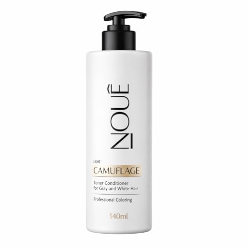 Nouê Camuflage Light 140ml Tonalizante Cobertura de fios brancos Profissional Matizador Alta Performance Brilho Hidratação, Gold, Loiro, Loiros, do Mercado, tintura, tinta, cabelos brancos