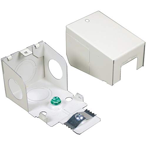 Wiremold V2010A3 STL Entrance END Fitting 2000 Ivory, White