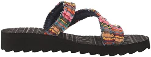 MUK LUKS Women's Wave Riptide Sandals, Multi Stripe, 8 | Image 5