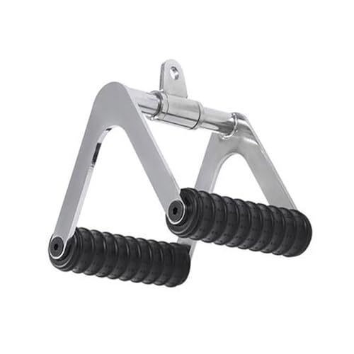 Qsvbeeqj Varilla de tracción hacia abajo para entrenamiento de fuerza, accesorio en forma de V, barra de presión recta para máquina de cable de entrenamiento de pesas