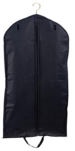 Breathable Fur Coat & Suit/Dress Garment Bag, 60 Inches with Handles (Navy Blue)2