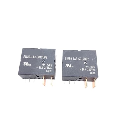 Relé 12VDC 80A EW80-1A3-C012D02 de 1 unidad para control de corriente continua