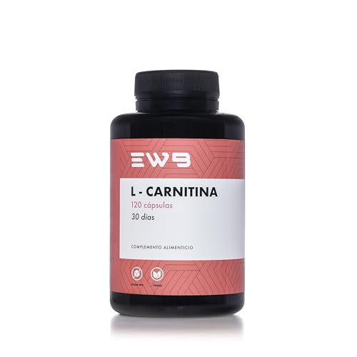 EWB - L Carnitina Tartrato 100% Pura 2000mg - Potente Quemagrasa Para Adelgazar - Aumento de Energía y Resistencia - Preentreno - L-Carnitina 120 Cápsulas